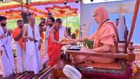 HH Swamiji's visit to Shri Mathada Vinayaka Devasthan, Salemane, Neerkanta, Shirali (16 Feb 2025)